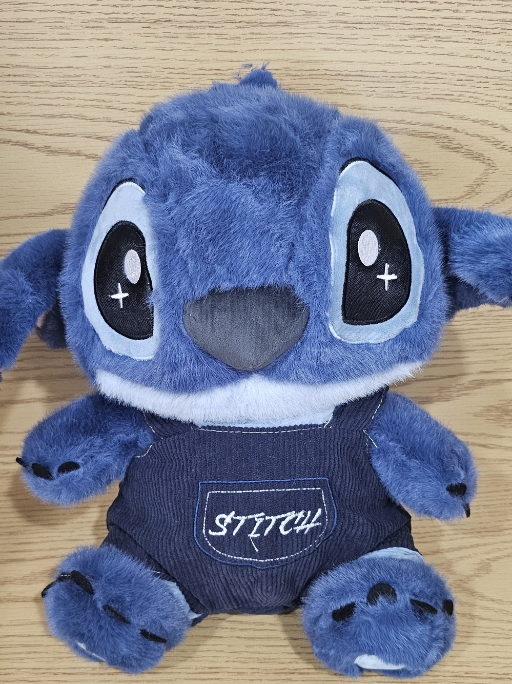 Blue Plush Stitch-Inspired Stuffed Animal - Soft Cuddly Toy